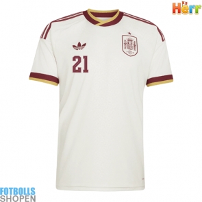 Billiga Spanien Mikel Oyarzabal #21 Bortatröja VM 2026 Kortärmad